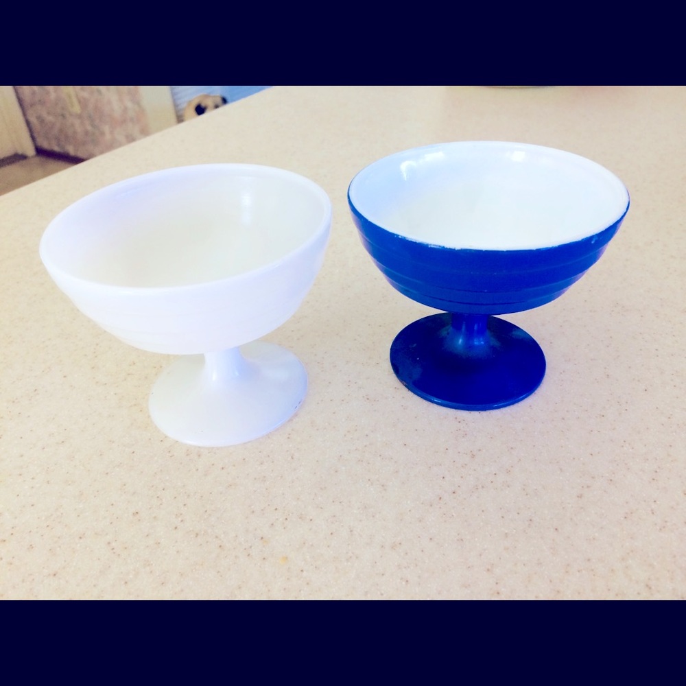 (2) Hazel-Atlas Sherbert Dishes